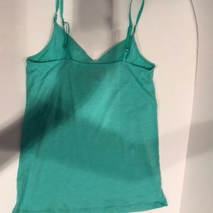 American Eagle Outfitters Tops - American Eagle Green/white cami/tank American Eagle Outfitters Tops - American Eagle Green/white cami/tank